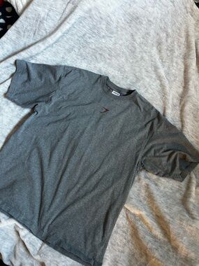 Gymshark Dark Heather Gray Short Sleeve Crew Tee